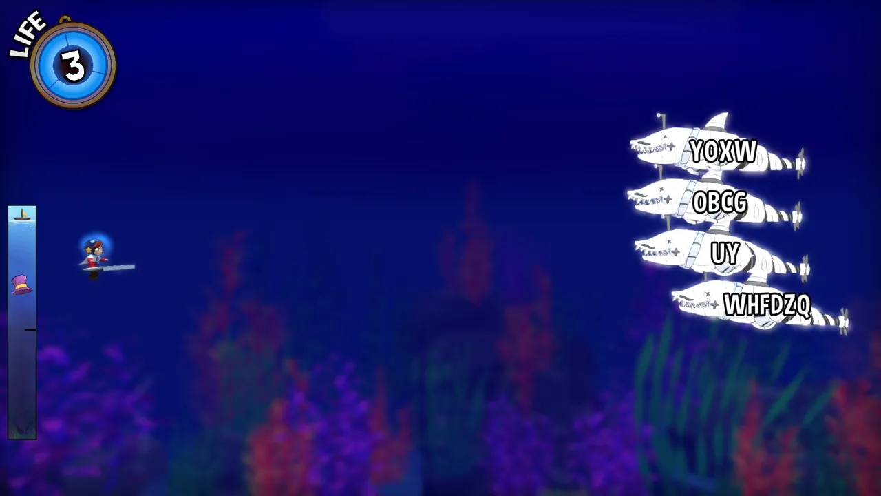 Glowing sharks have random strings instead. Glowing sharks have random strings instead.